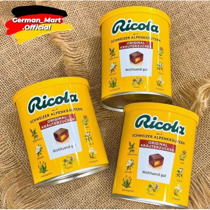 🇩🇪 KẸO NGẬM HO THẢO MỘC RICOLA - HÀNG CHUẨN ĐỨC