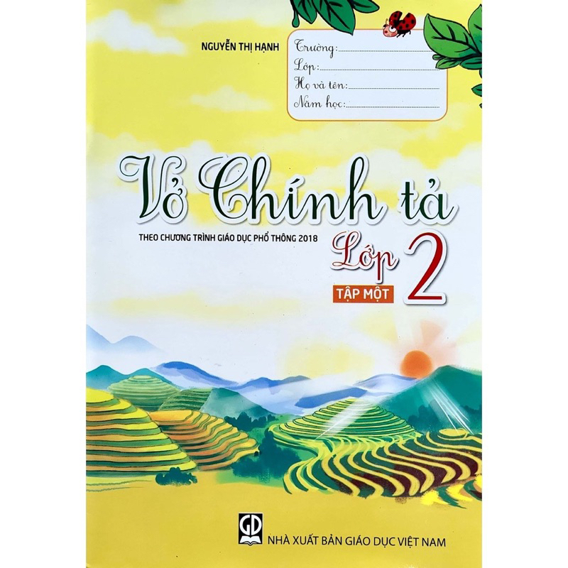 Sách -Vở Chính Tả Lớp 2