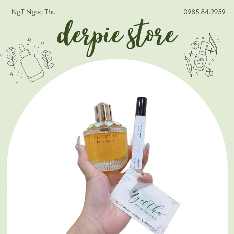 Nước hoa nữ Elie Saab Girl of Now EDP - mùi hạt dẻ nướng