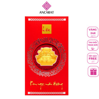 Bao Lì Xì 24K Kim Ngọc Mãn Đường tài lộc đính kèm Bao lì xì - ANCARAT Hàng Có Sẵn