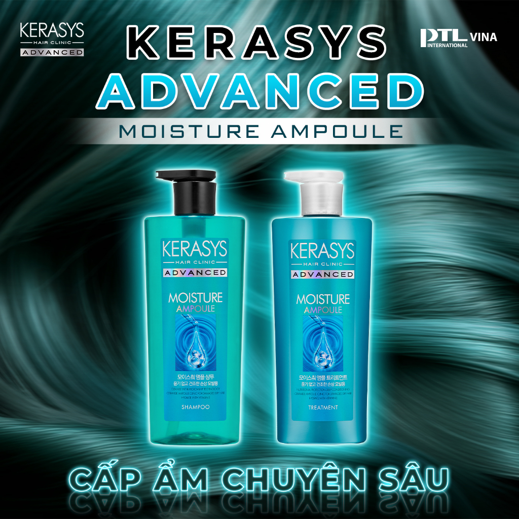 Bộ Dầu Gội Và Dầu Xả Kerasys Advanced Chăm Sóc Tóc Chắc Khỏe, Cải Thiện Tóc Cho Người Dùng