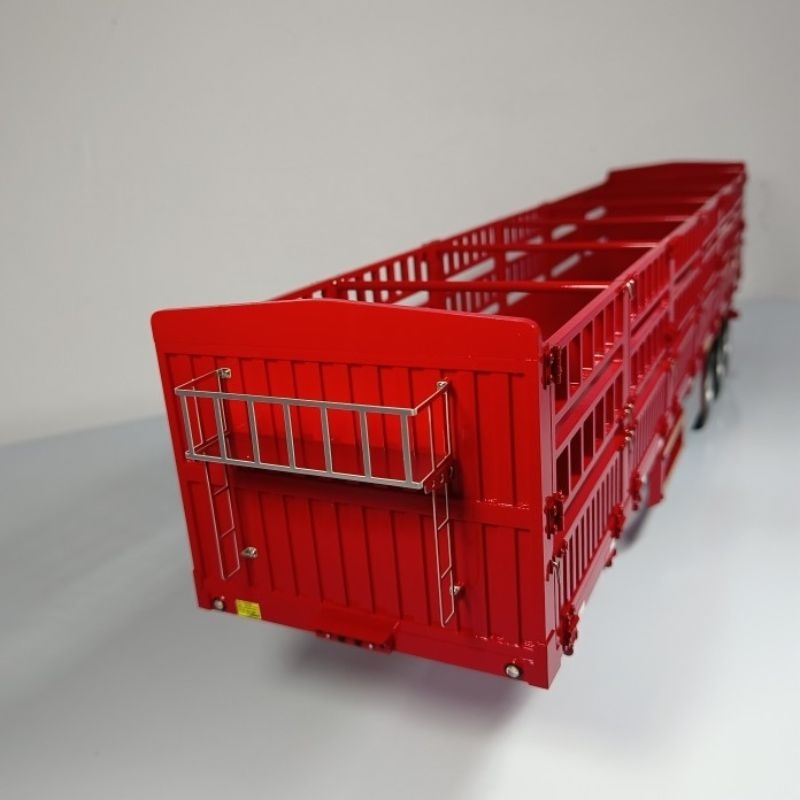 Xe mô hình rơ moóc lòng 1:24