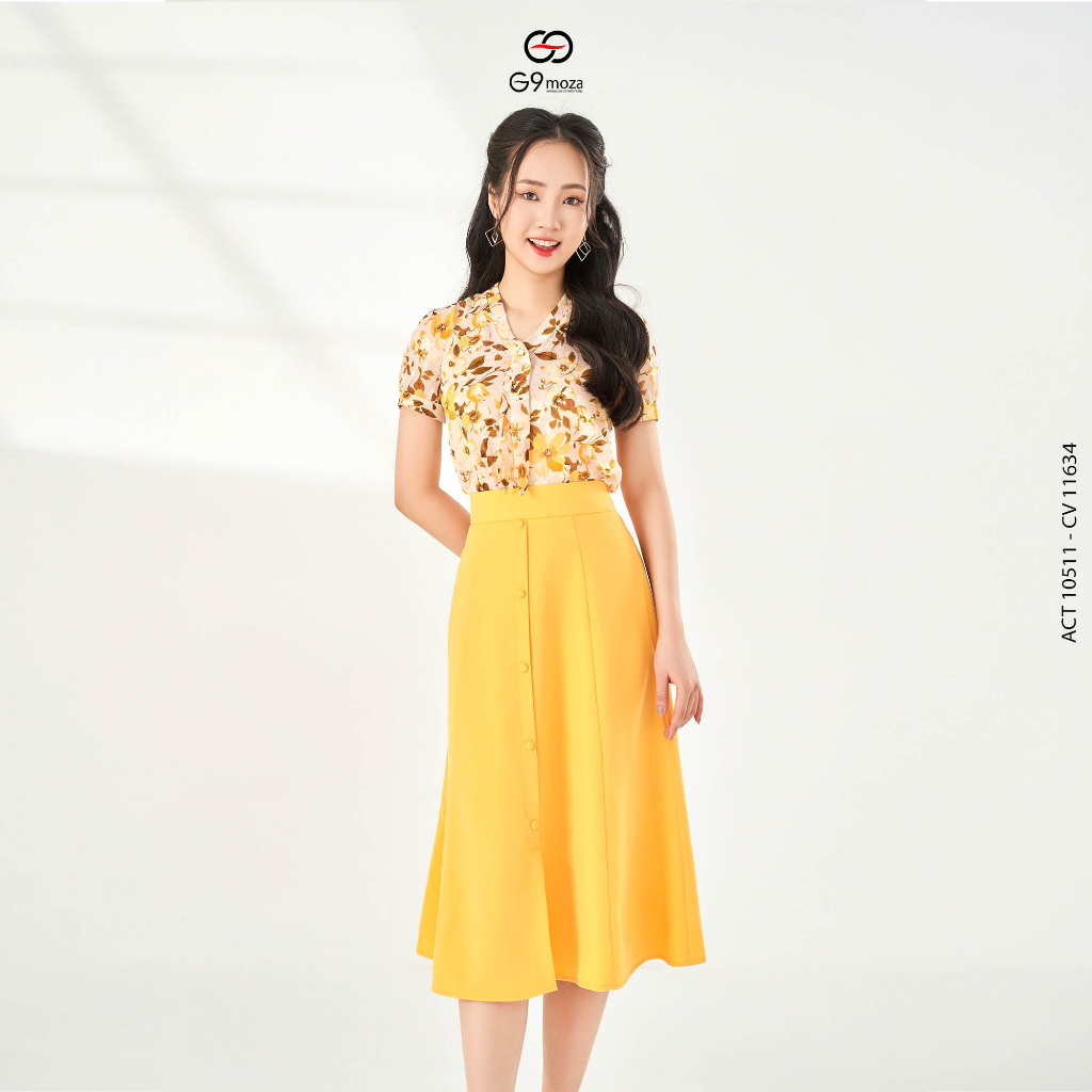 Áo tay cộc G9moza 10511 kiểu dáng trẻ trung thanh lịch