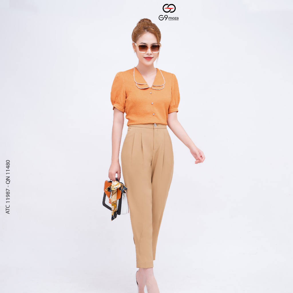 Áo tay cộc G9moza 11987 kiểu dáng trẻ trung thanh lịch