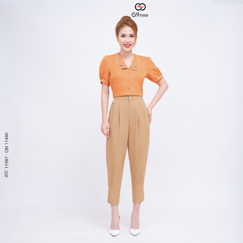 Áo tay cộc G9moza 11987 kiểu dáng trẻ trung thanh lịch