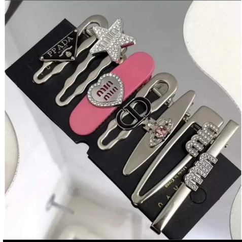 Kẹp tóc mạ bạc siêu sang chảnh cho các nàng siêu xinh|HD96