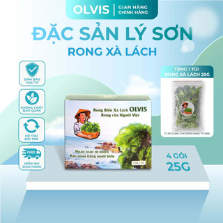 RONG BIỂN NẤU CANH, RONG BIỂN XÀ LÁCH LÝ SƠN SẤY LẠNH OLVIS 100GR, RONG BIỂN ĐẢO LÝ SƠN, TƯƠI SẠCH