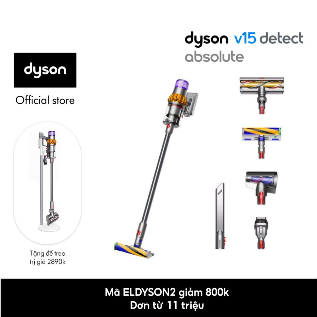 Máy Hút Bụi Không Dây Dyson V15 Detect ™ Absolute