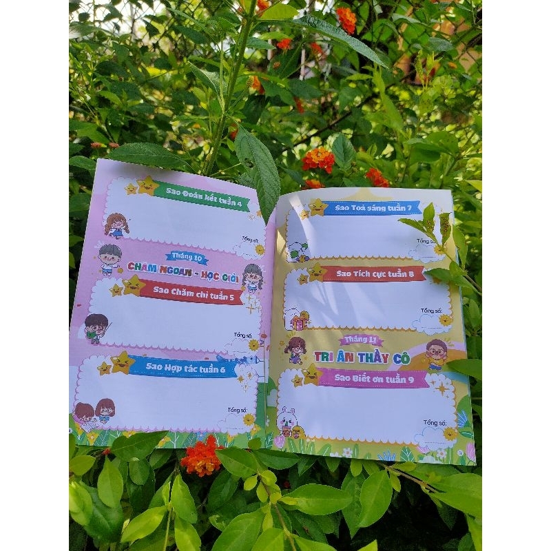 Combo NHẬT KÝ SAO CHĂM NGOAN