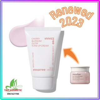 Kem Dưỡng Trắng, Nâng Tone Màu Da Innisfree Jeju Cherry Blossom Tone Up Cream 50ml