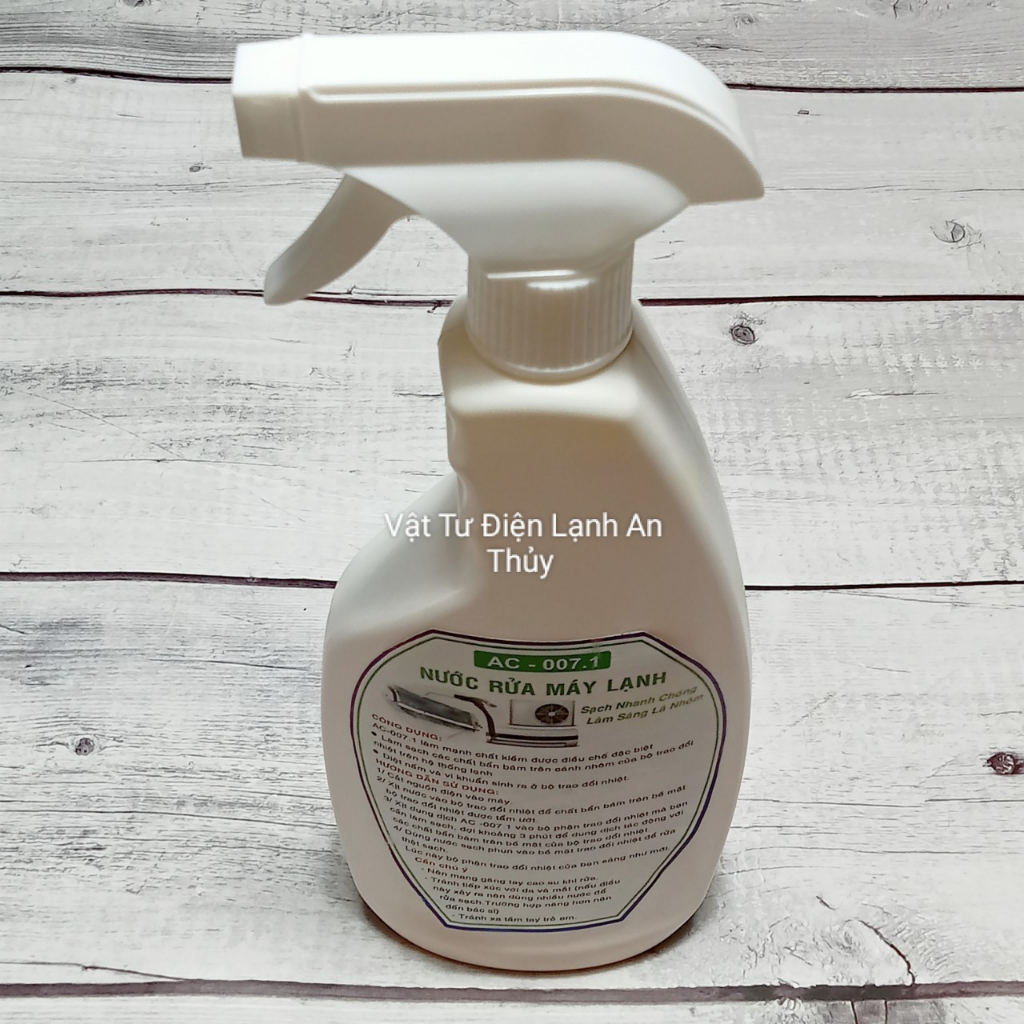 Nước tẩy giàn máy lạnh điều hòa AC-007.1 - Dung dịch tẩy giàn lạnh điều hòa - Nước vệ sinh máy lạnh điều hòa