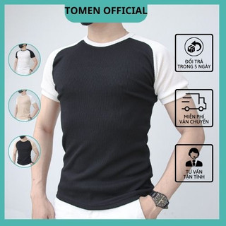 Áo thun gân, áo thun cổ tròn bo gân body , áo thun hottrend 2023