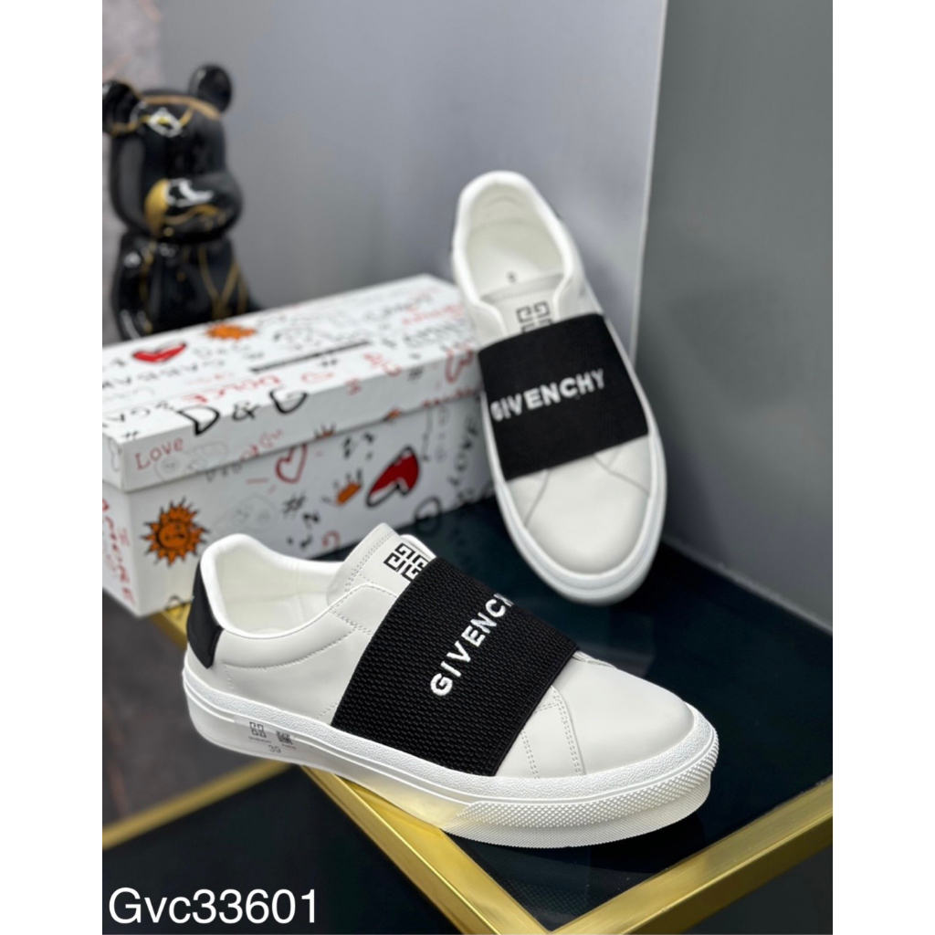 Giầy thể thao nam phối chữ gvc sang chảnh - Giầy lười nam mẫu mới hót hít