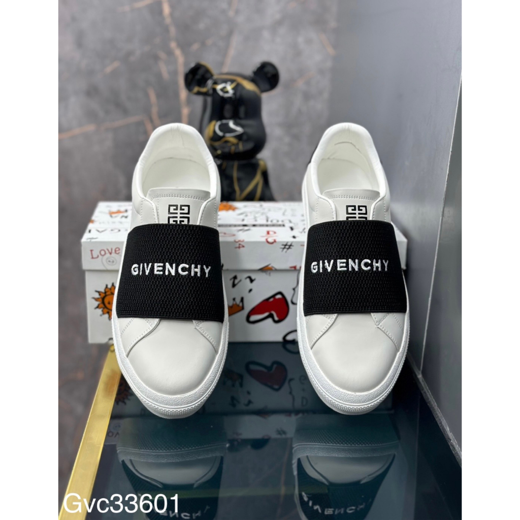 Giầy thể thao nam phối chữ gvc sang chảnh - Giầy lười nam mẫu mới hót hít