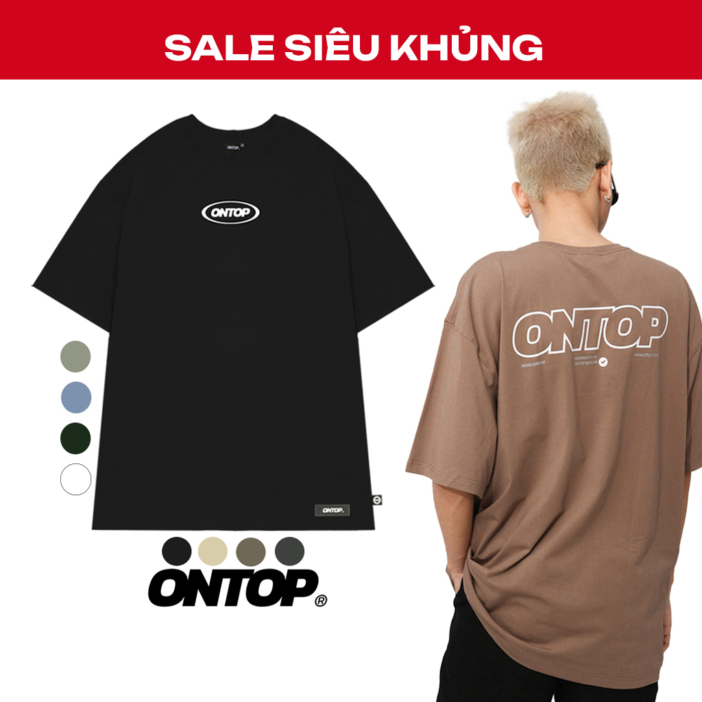 Áo thun local brand chính hãng ONTOP form rộng tay lỡ nhiều màu - Outta O17-T3