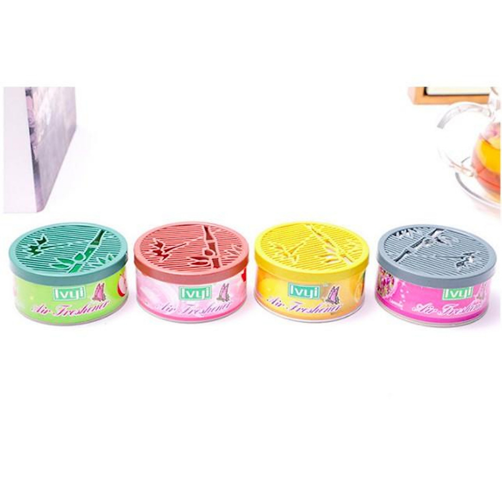 Hộp sáp thơm phòng ngủ 63g, sáp thơm khử mùi phòng tắm, nhà vệ sinh hương thơm tự nhiên