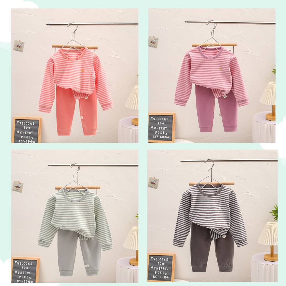 Bộ Nỉ Cho bé/ Bộ Nỉ Thu Đông Dài Tay Bé Trai, Bé Gái Chát Đẹp Ấm Áp Mã BN-01