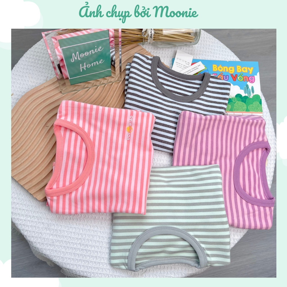 Bộ Nỉ Cho bé/ Bộ Nỉ Thu Đông Dài Tay Bé Trai, Bé Gái Chát Đẹp Ấm Áp Mã BN-01