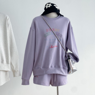 Áo sweater nỉ thêu chữ Sweet Chilling 2 màu LENclothing 9977