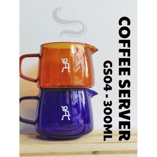 Bình server đựng cà phê bằng thủy tinh 300ml GS04 - G.O Cafe Roastery