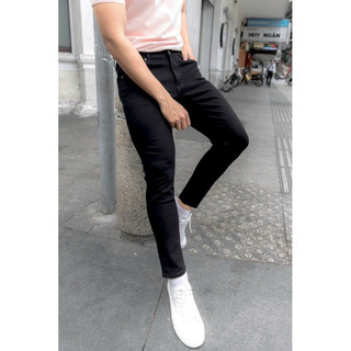 QUẦN JEANS DEFOXX ĐEN TRƠN