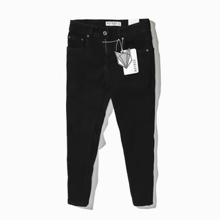 Quần jeans defoxx đen trơn