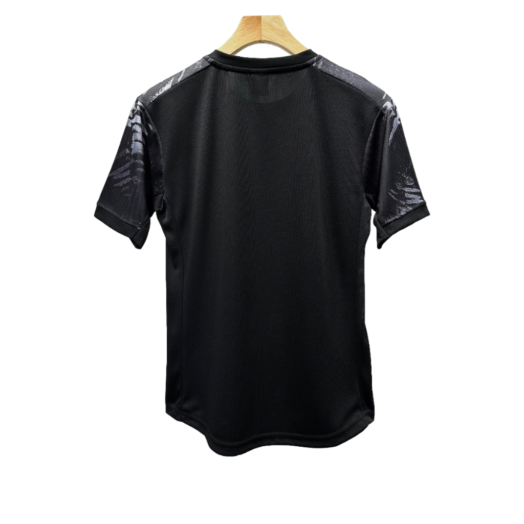 Bộ Quần Áo Bóng Đá Đội Tuyển New Zealand Đen - Đồ Đá Banh Mẫu Mới 2023 2024 - Vải Mè Cao Cấp - Không Nhăn Không Xù Lông