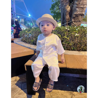 Bộ đồ bà ba lụa cho bé 3-25kg