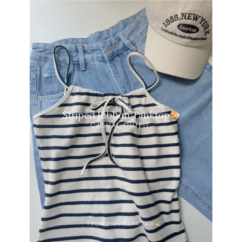 Áo tanktop cột nơ Mira 18made ✿ 𝐁𝐲 𝐄𝐢𝐠𝐡𝐭𝐞𝐞𝐧 𝐀𝐠𝐚𝐢𝐧