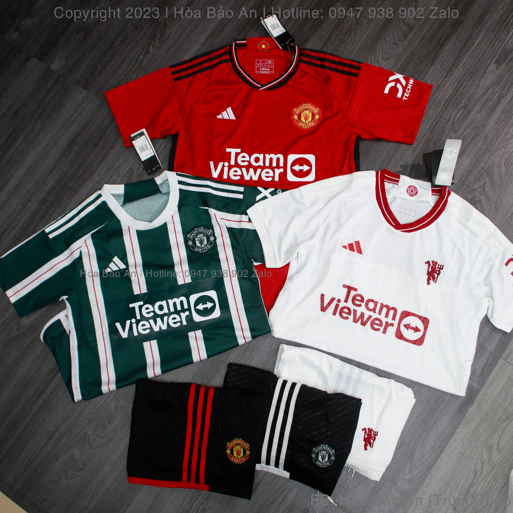 Áo Bóng Đá CLB Manchester United 2023/24- Vải Thái Chuẩn áo đấu MU mùa giải 2023/24 phom 43-90kg - Áo MU 2023