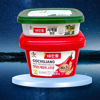COMBO 500G TƯƠNG ỚT GOCHUJANG + TƯƠNG TRỘN CHẤM THỊT HÀN QUỐC 170G
