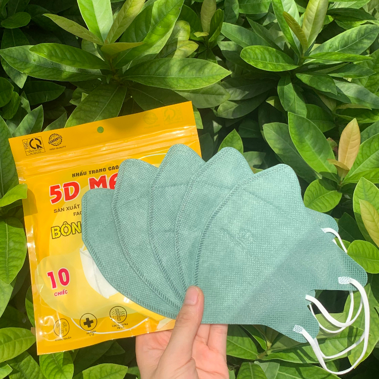 Thùng 100c Khẩu trang 5D Bông Sen Vàng