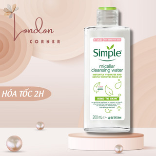Nước Tẩy Trang Simple Dành Cho Da Nhạy Cảm 200ml