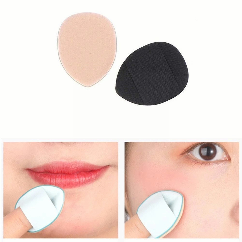 4 Mút Trang Điểm Mini PRETTY CO GAI  Hình Ngón Tay Giúp Che Khuyết Điểm / Bắt Sáng / Tạo Khối