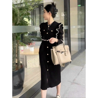 ĐẦM THUN NÚT CỔ BÈO CAO CẤP