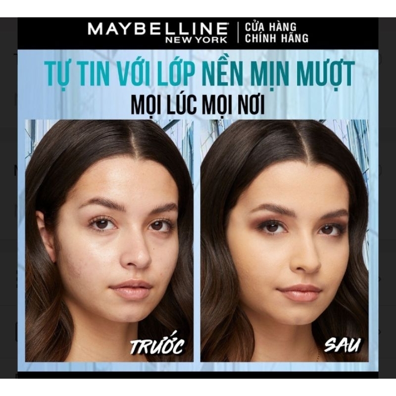 [Mã COSBAUXANH giảm 8% đơn 200K] abc Phấn Nền Kiềm Dầu Chống Nắng 16H SPF32 Mịn Lì Fit Me Maybelline New York Compact 6g | BigBuy360 - bigbuy360.vn