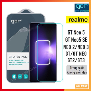 Cường lực Realme GT / GT Neo / Q3 Pro / GT Neo 2 / GT Neo 2T / GT Neo 3 / 3T / Q5 Pro / Neo 5 / GT 6 hiệu Gor trong suốt