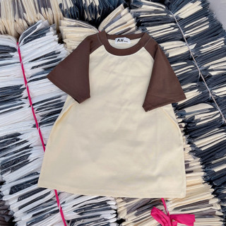 [ MÃ SALE LẺ MÀU VẢI ĐẸP - ĐƯỢC KIỂM HÀNG ] Áo thun nữ PHOM ÔM RAGLAN Trơn ( RAGLAN A.H )