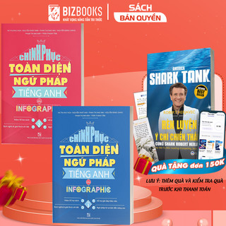 Combo 2 Cuốn Sách - Chinh Phục Toàn Diện Ngữ Pháp Tiếng Anh Bằng Infographic