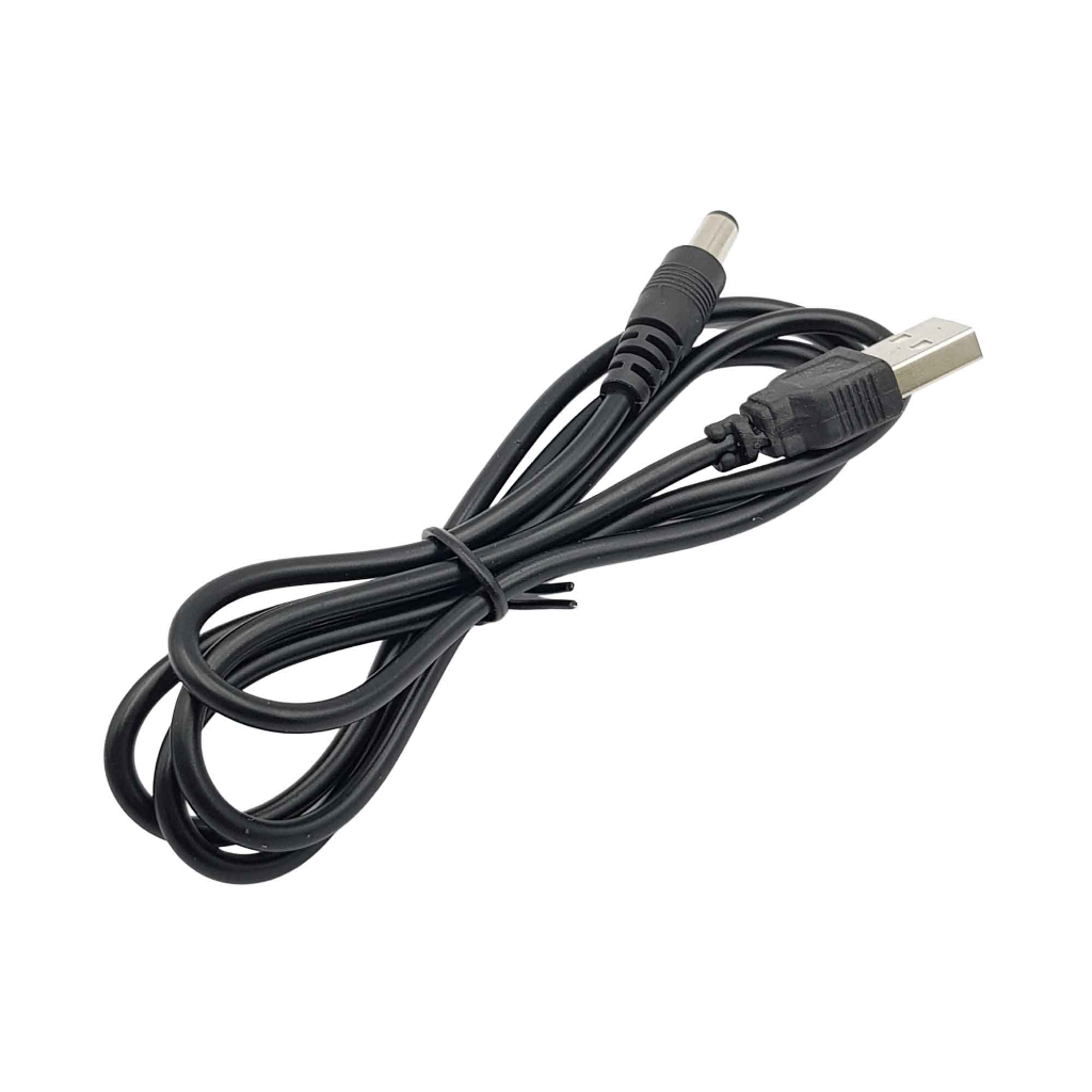 Dây chuyển USB sang jack DC 5.5x2.1 mm
