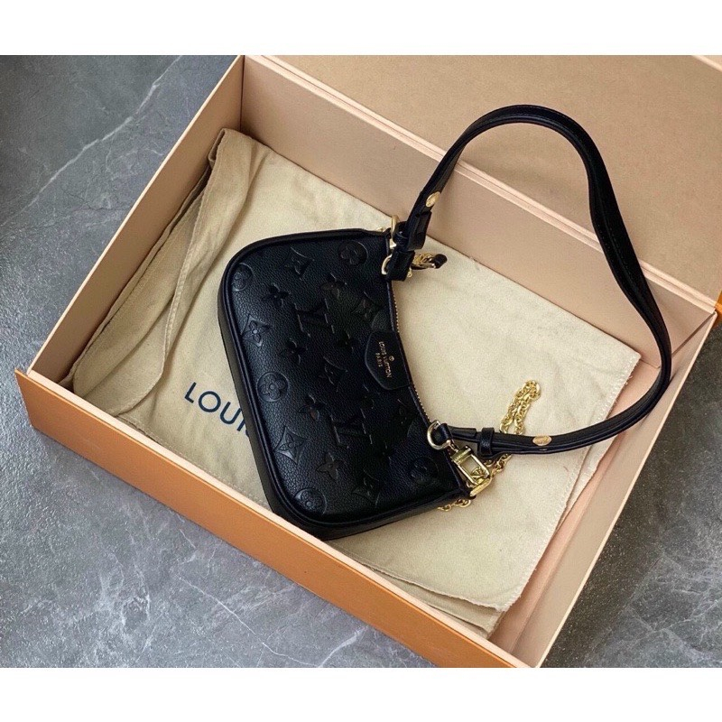 Túi đeo chéo L.V size 19 cm kẹp nách siêu xinh fullbox hộp