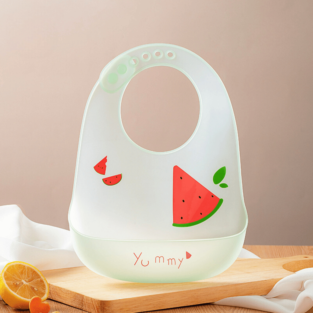 Yếm Ăn Dặm Silicon cao cấp cho bé, Có máng, Siêu mềm, Siêu nhẹ, chống thấm, hình thú siêu cute tiện dụng