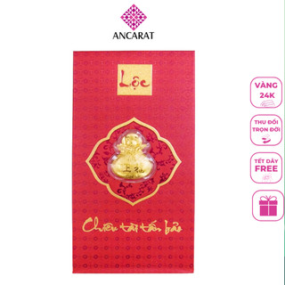 Bao lì xì 24k Chiêu Tài Tấn Bảo Tài Lộc kèm bao lì xì - ANCARAT Hàng Có Sẵn