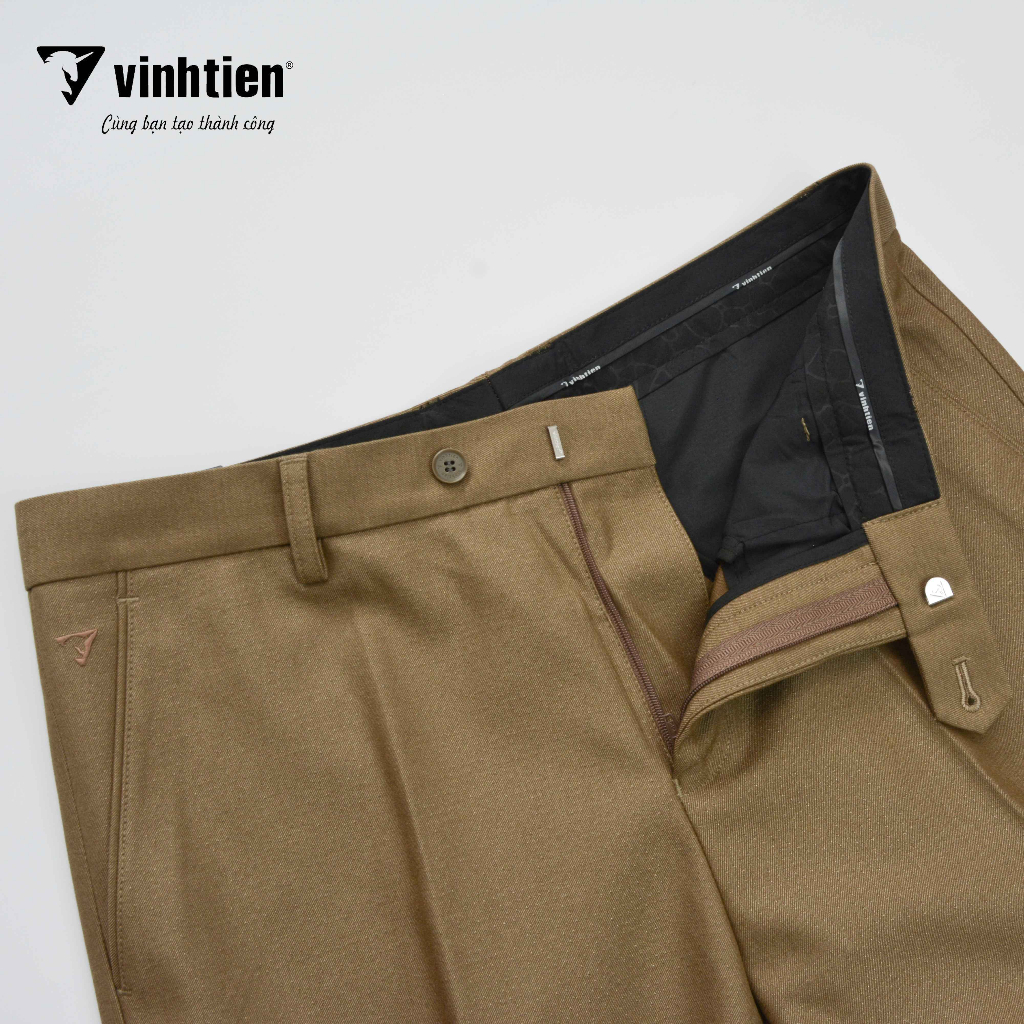 Quần Tây Dáng Trẻ Form Ôm 0ly Slimfit Vĩnh Tiến 482-Mã 06