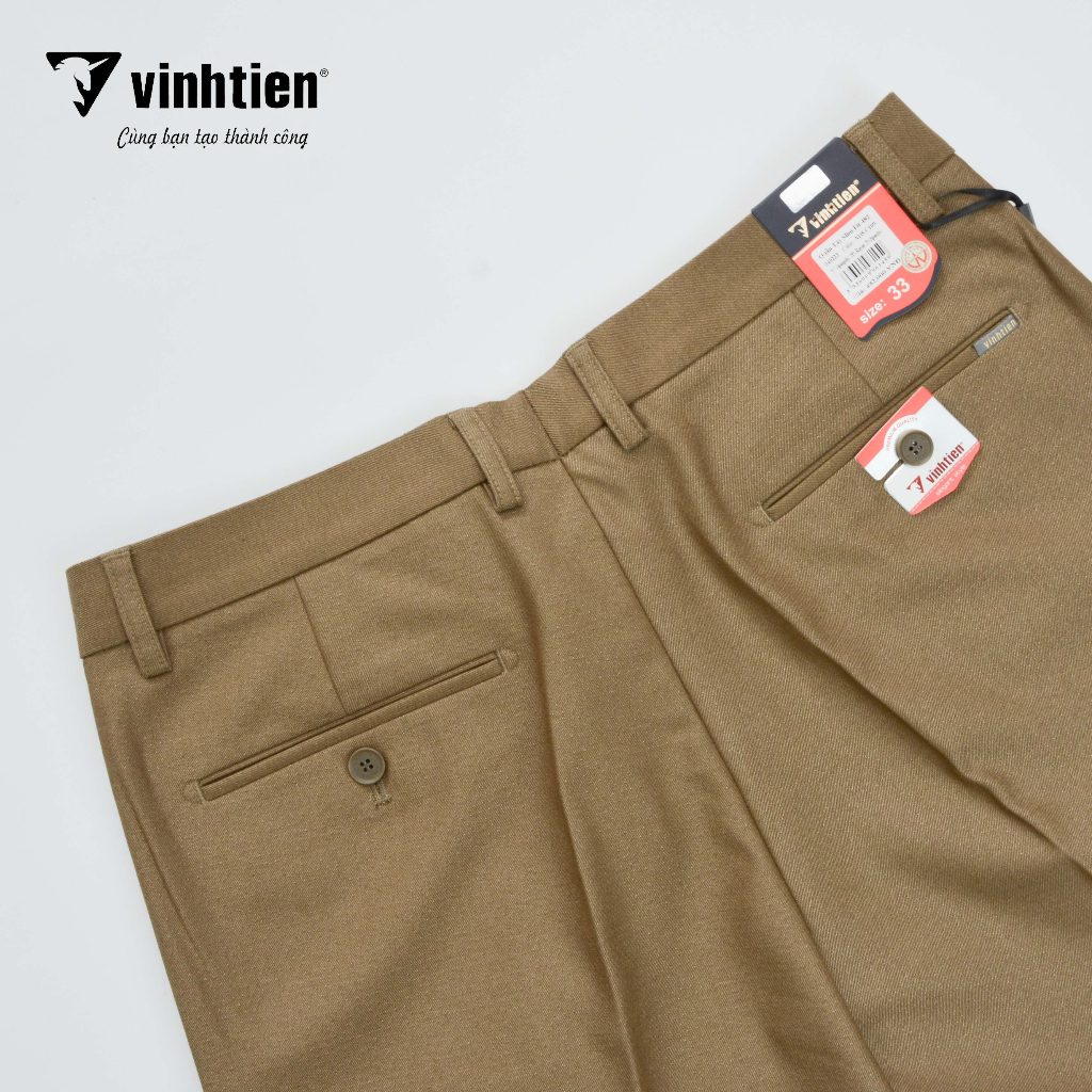 Quần Tây Dáng Trẻ Form Ôm 0ly Slimfit Vĩnh Tiến 482-Mã 06
