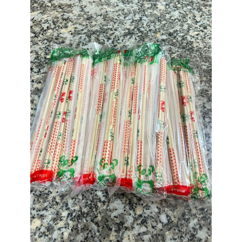 Đũa tre tiệt trùng đóng gói an toàn vệ sinh
