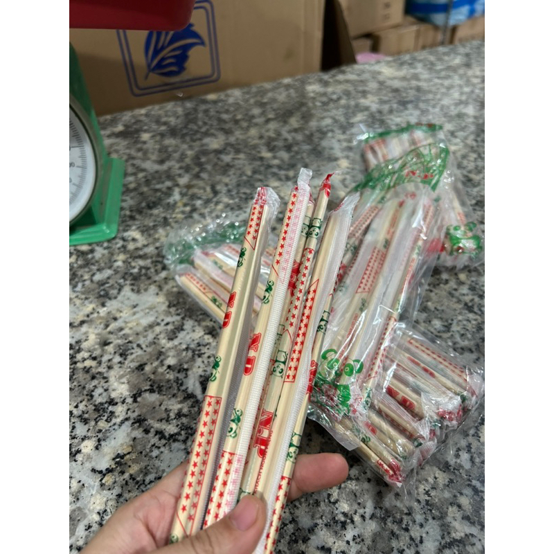 Đũa tre tiệt trùng đóng gói an toàn vệ sinh