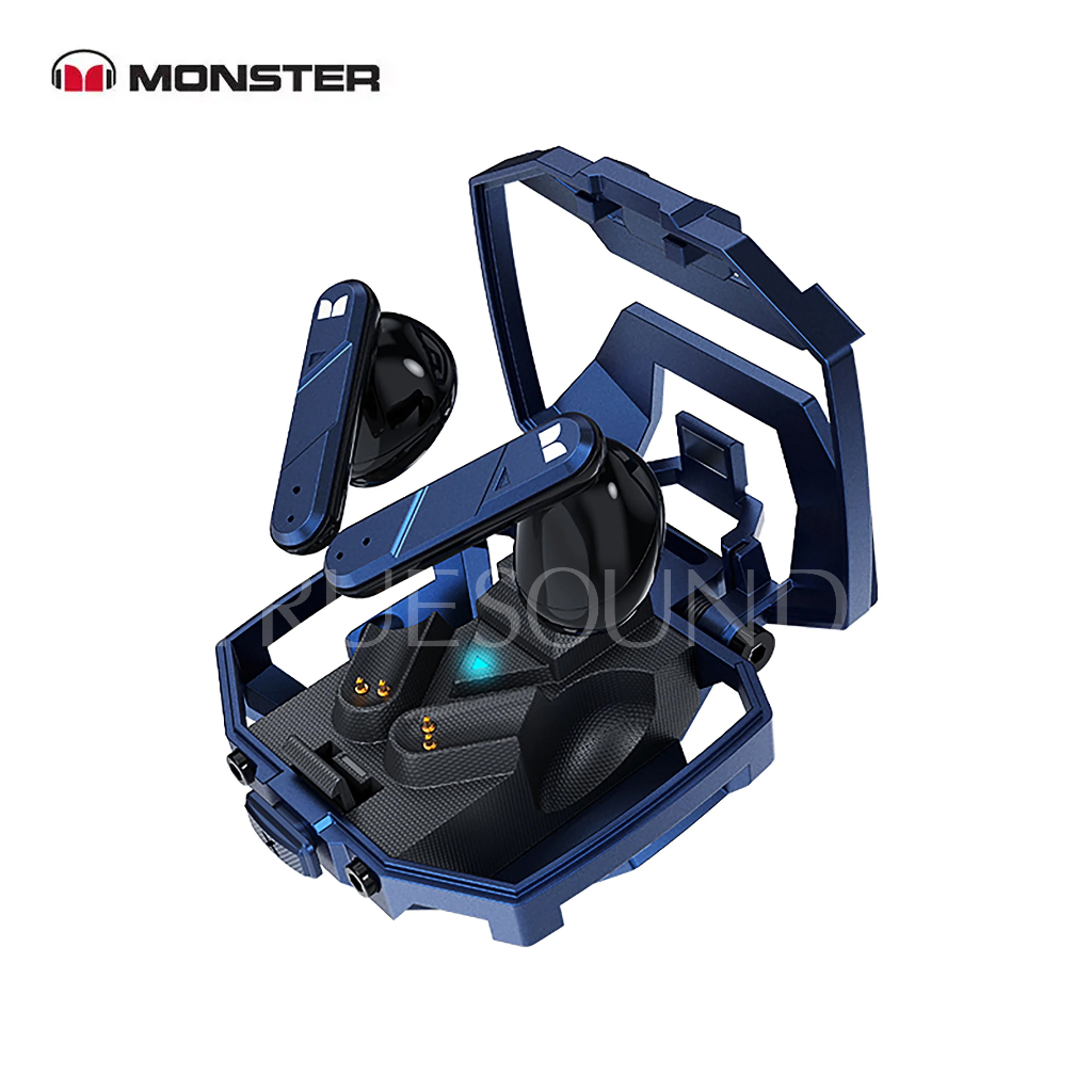 Tai nghe Gaming Bluetooth MONSTER XKT09 V5.2. Giảm tiếng ồn, chống nước IPX4.