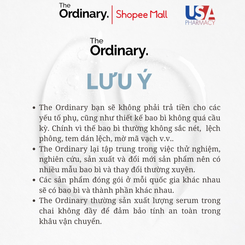 Serum Thanh Tẩy Da - The Ordinary AHA 30% + BHA 2% Peeling Solution 30ML Chính .