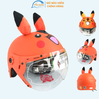 Nón bảo hiểm trẻ em có kính siêu đáng yêu V&S Helmet cho bé 2-5 tuổi - Bé nặng dưới 18Kg - VS103KS